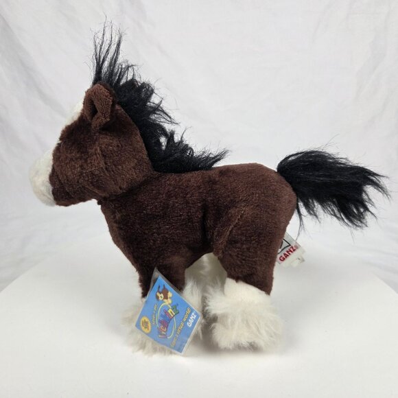 Ganz Webkinz Clydesdale Horse Plush HM139 Sealed Unused Code Stuffed Animal - Picture 2 of 10